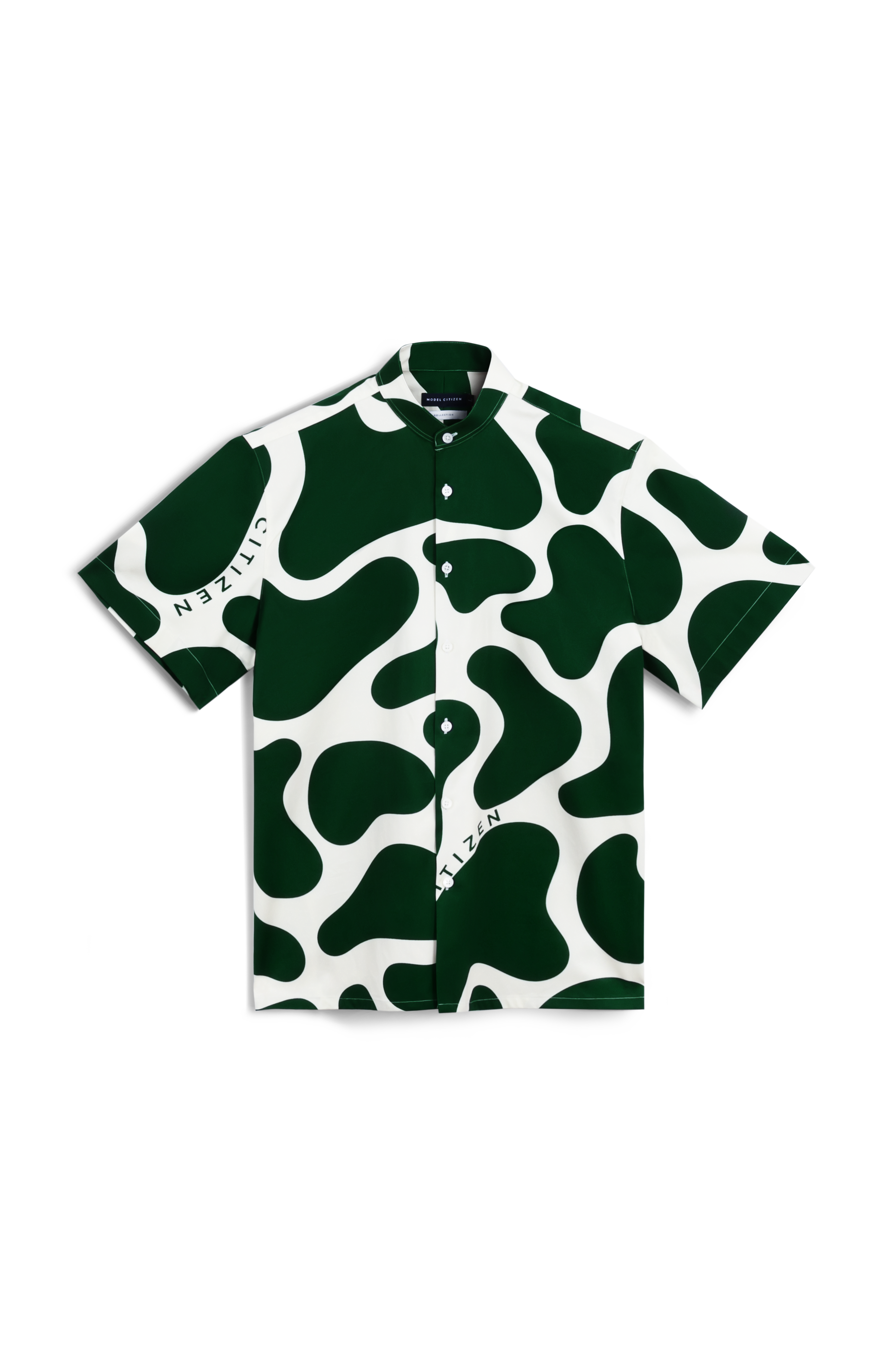 Liquid Camouflage Printed Shirt - Forest Green