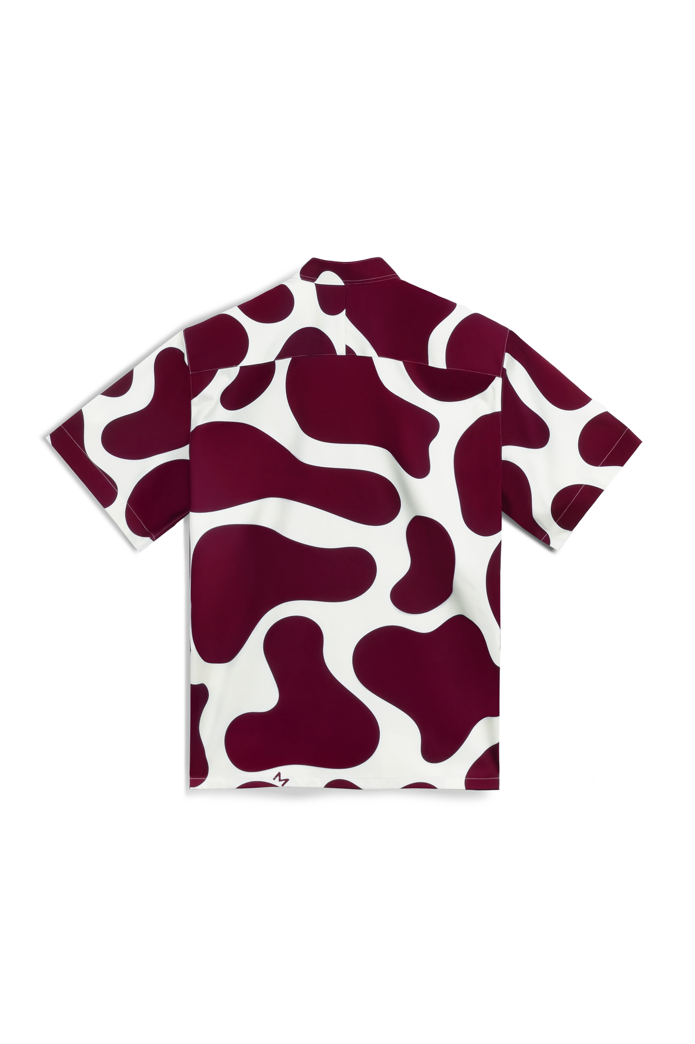 Liquid Camouflage Printed Shirt - Maroon