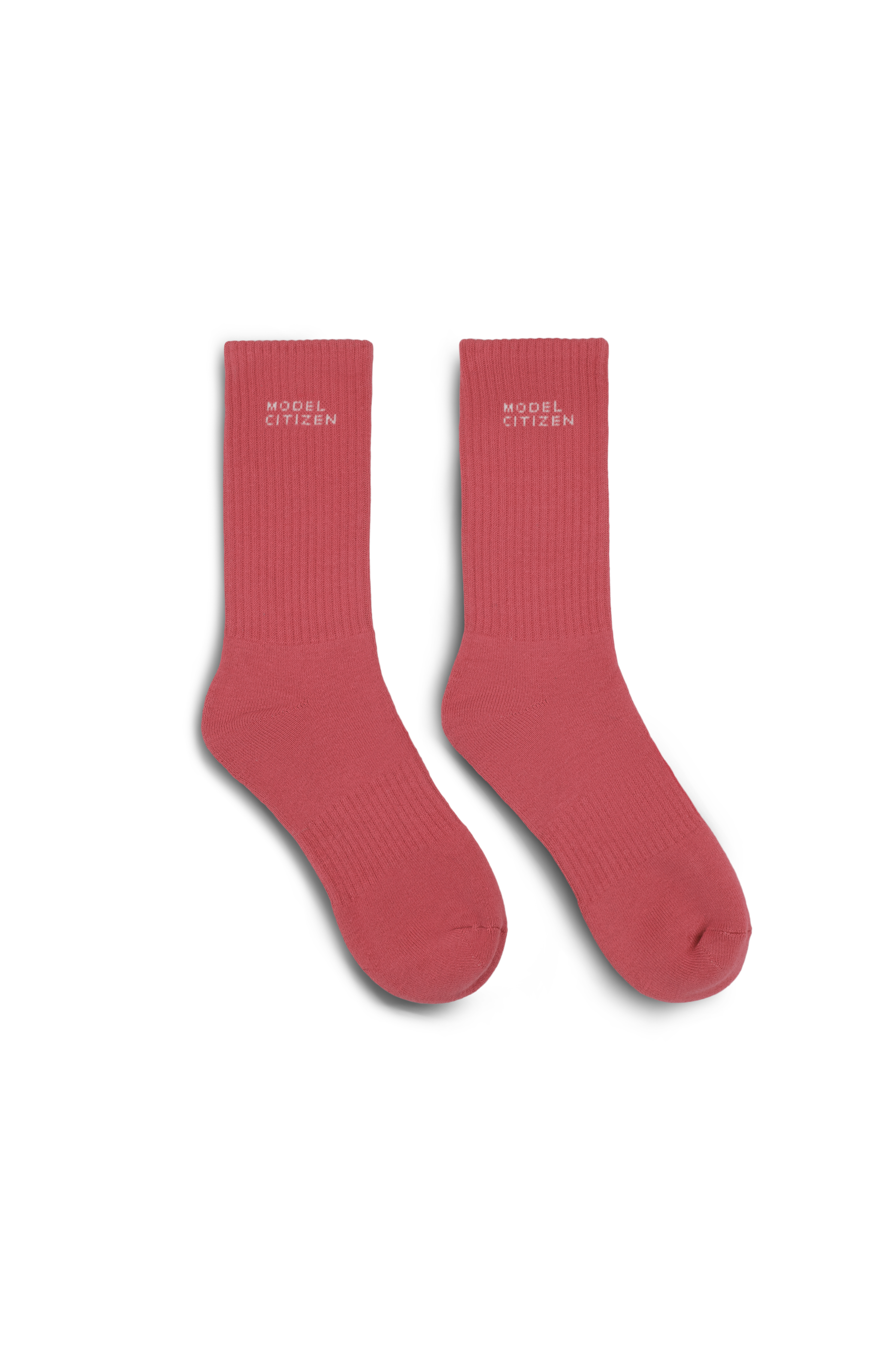 Mid Height Cotton Blend Socks in Pink