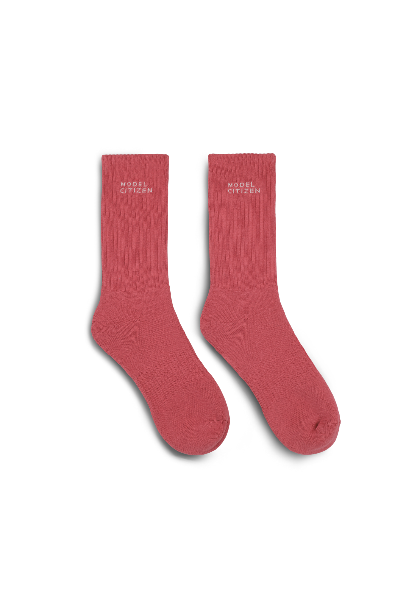 Mid Height Cotton Blend Socks in Pink