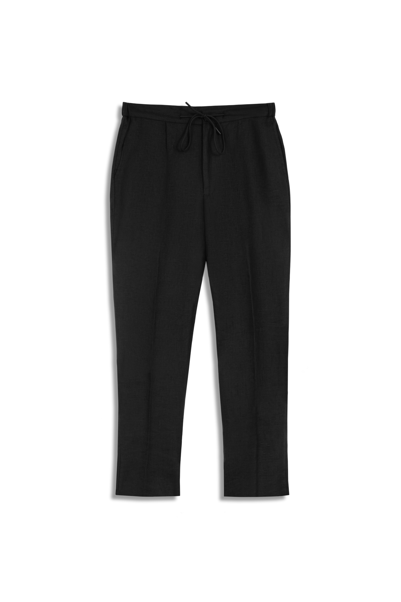 Linen Black Casual Pants