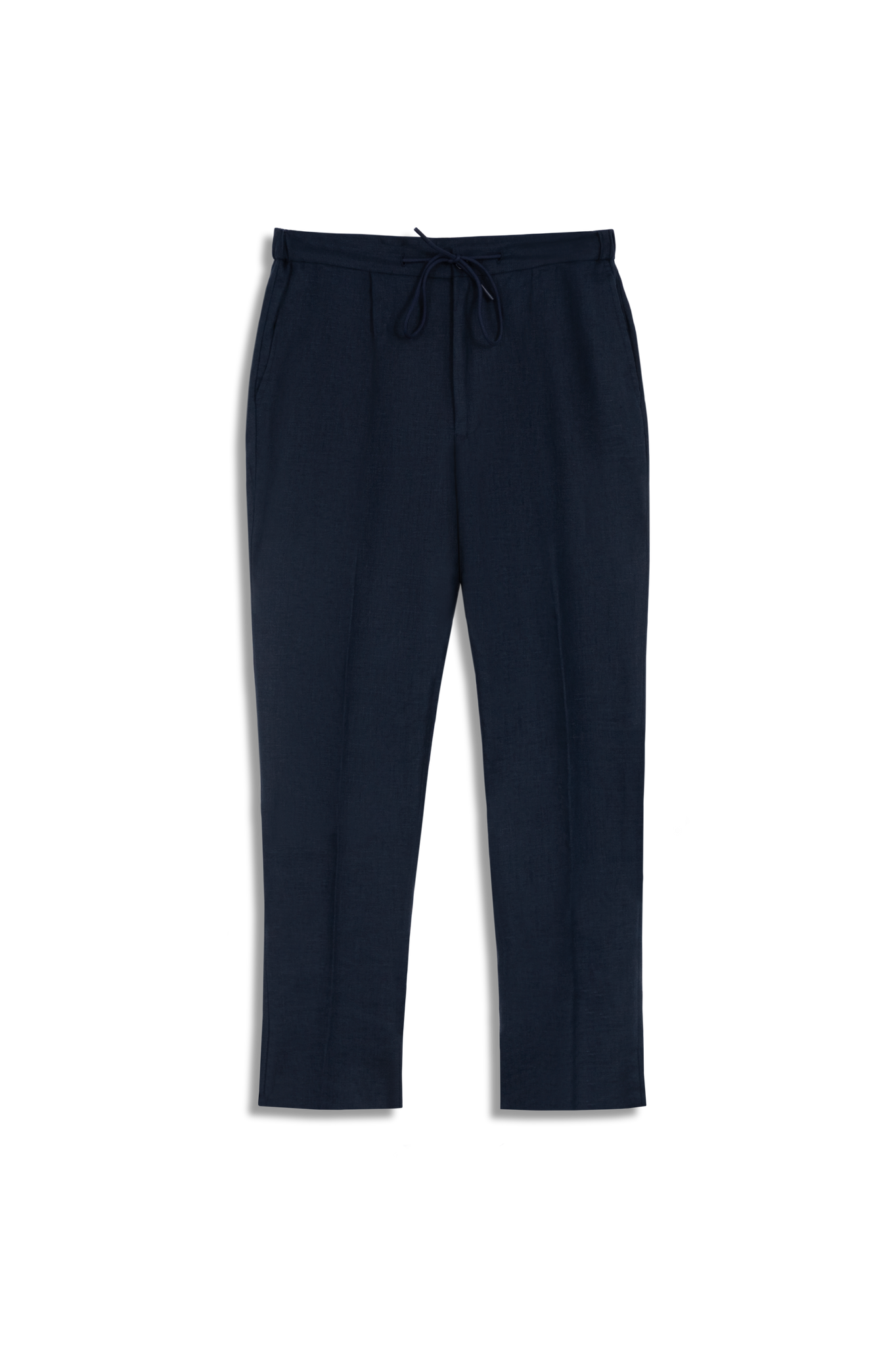 Linen Navy Casual Pants