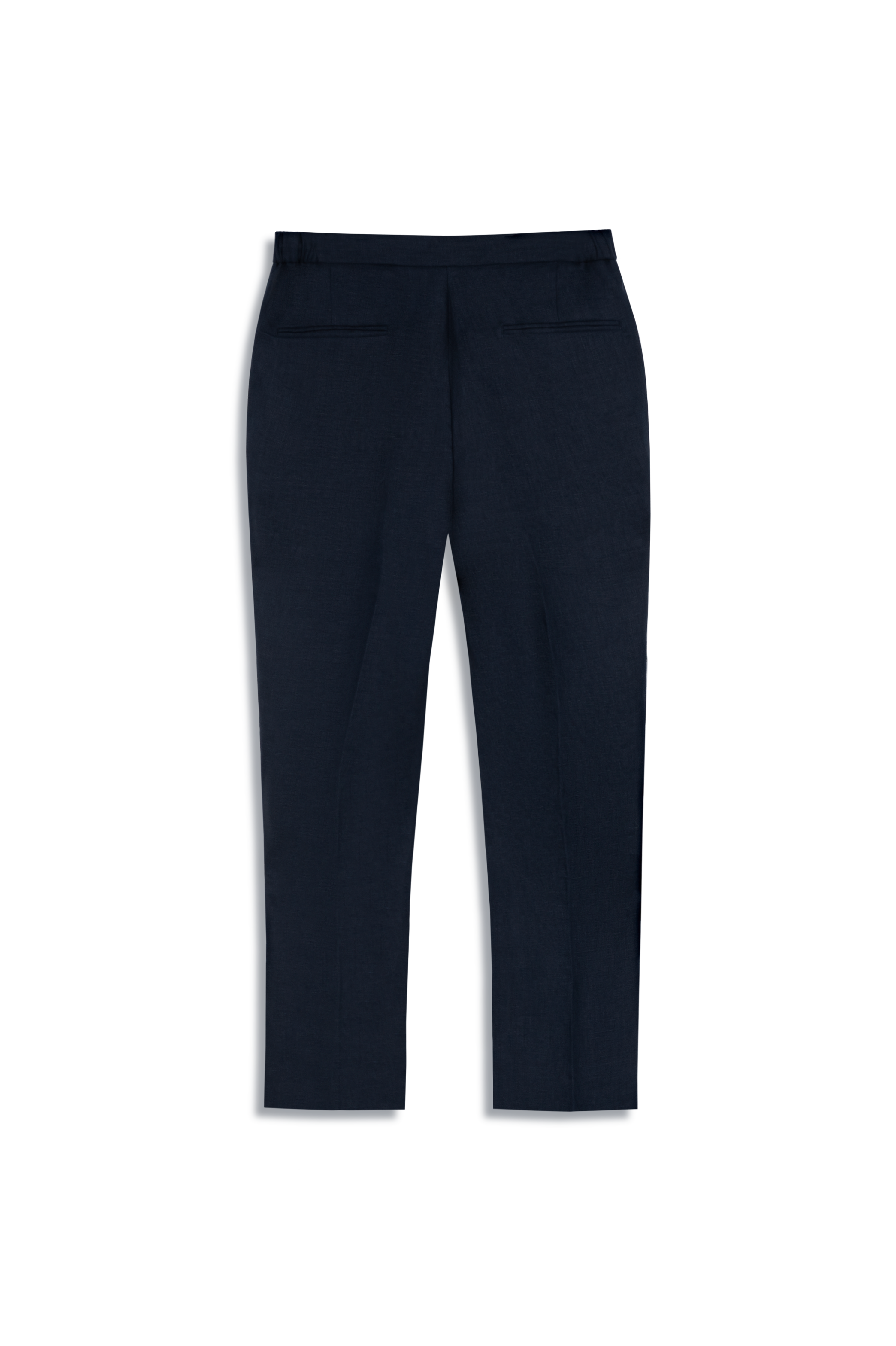 Linen Navy Casual Pants