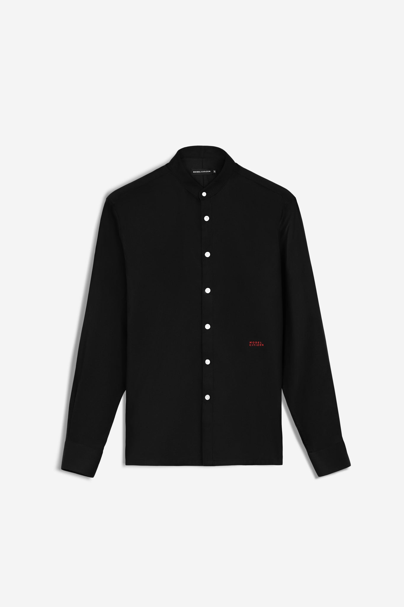Black Oxford Shirt with embroidery