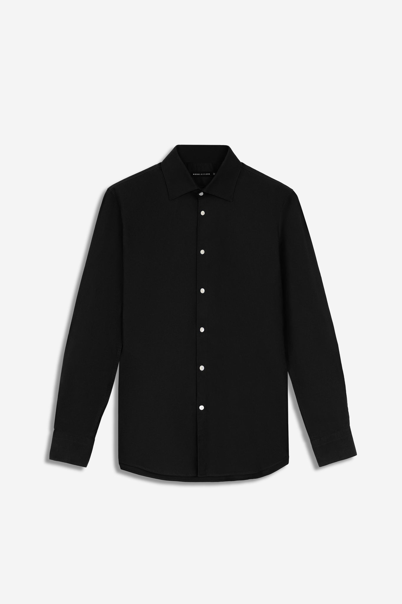 Formal Black Oxford Shirt