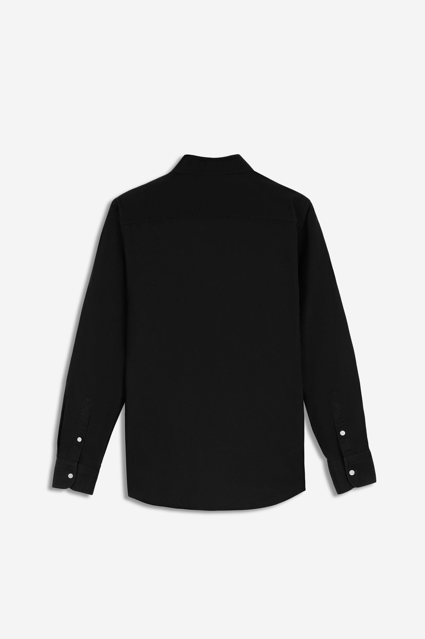 Formal Black Oxford Shirt