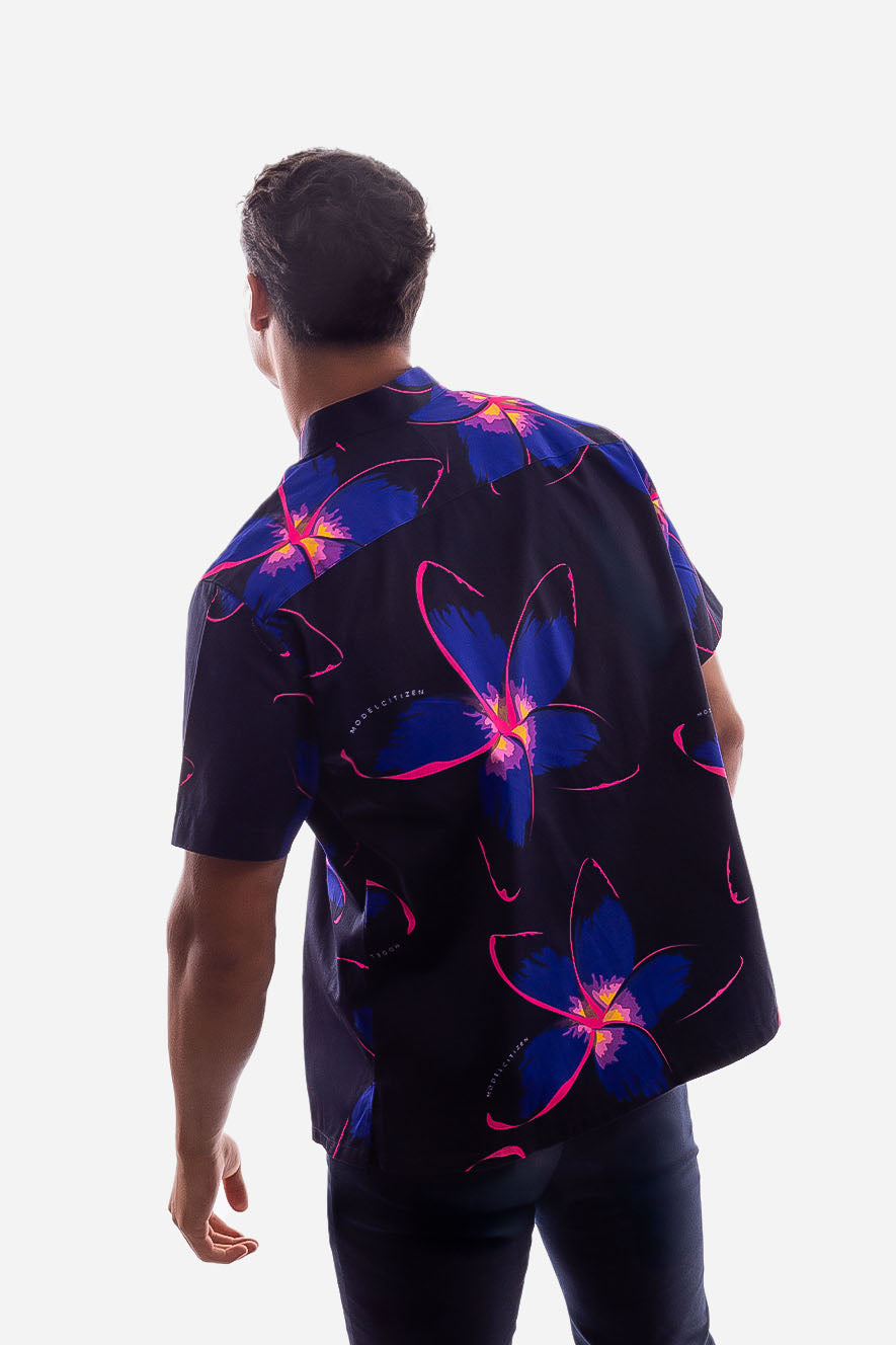 Moonflower Navy Shirt