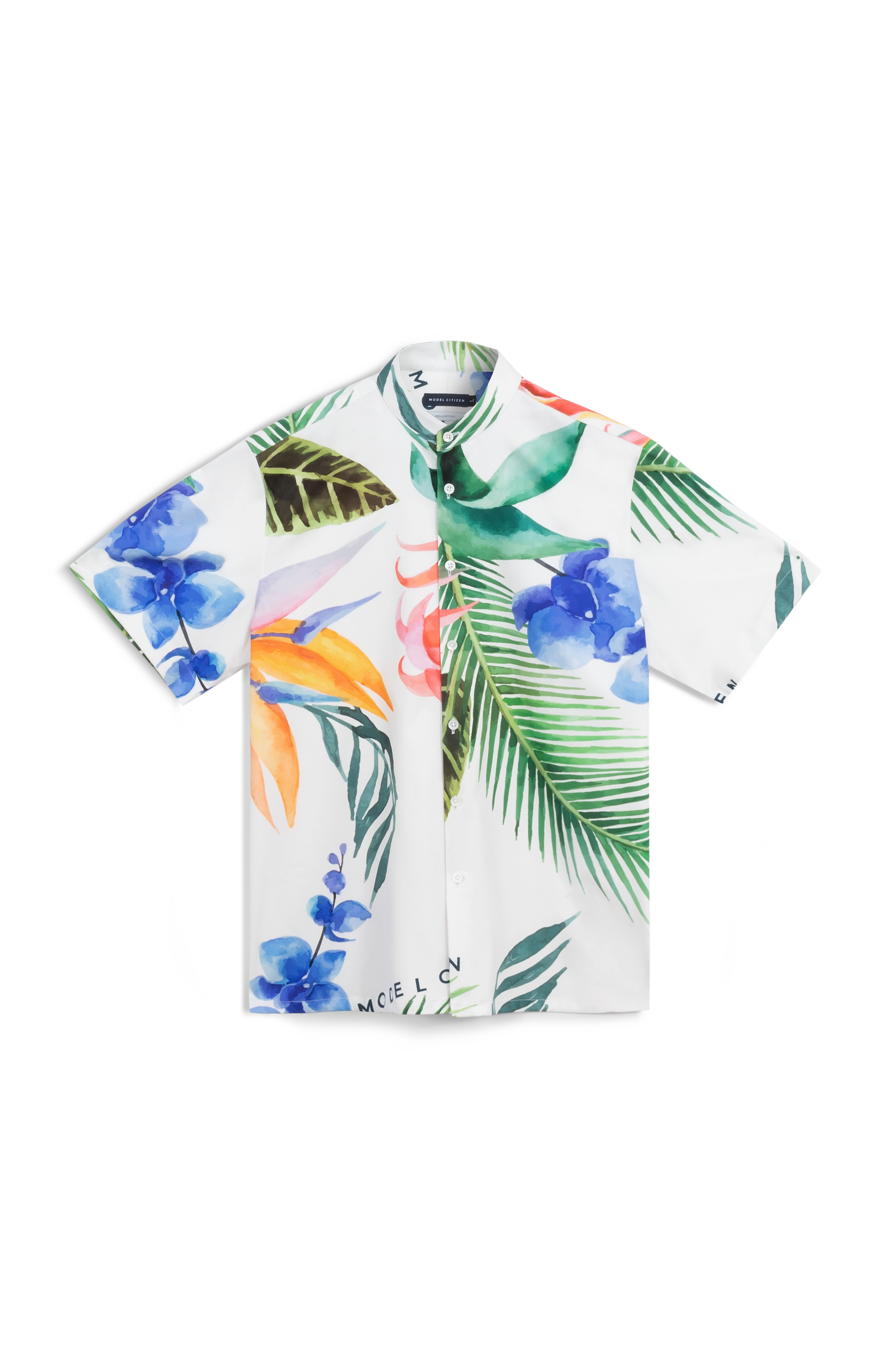 Tropical Printed Shirt - White