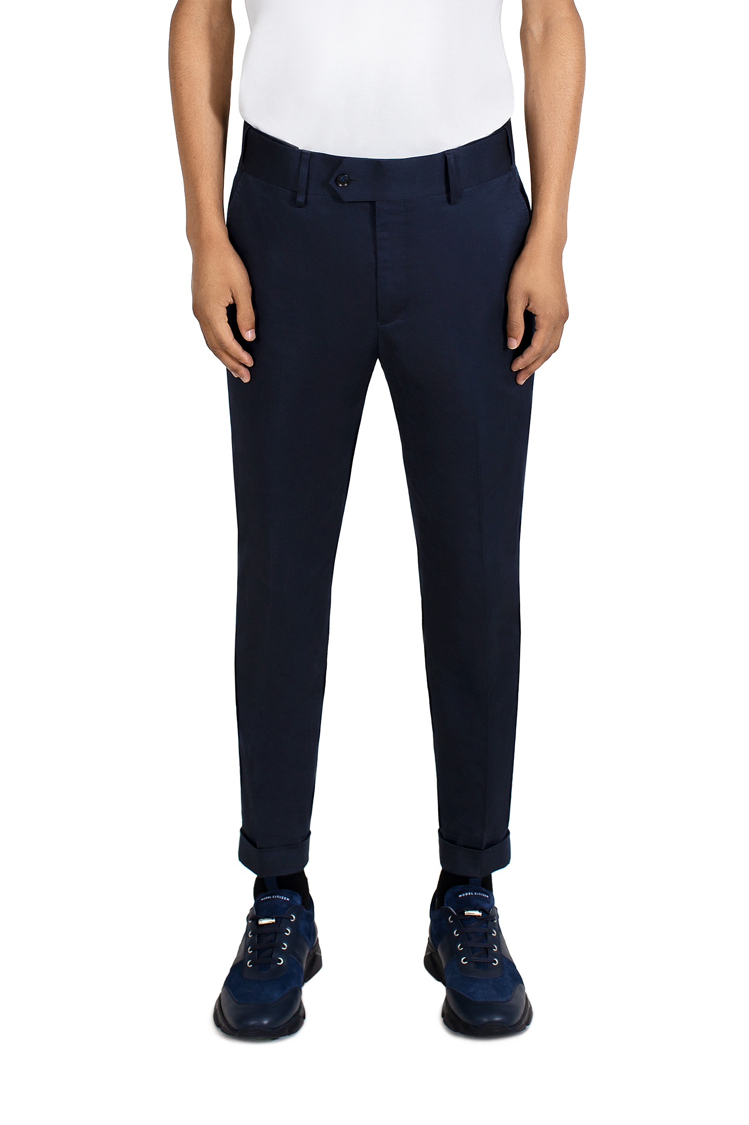 Cotton Chinos in Navy