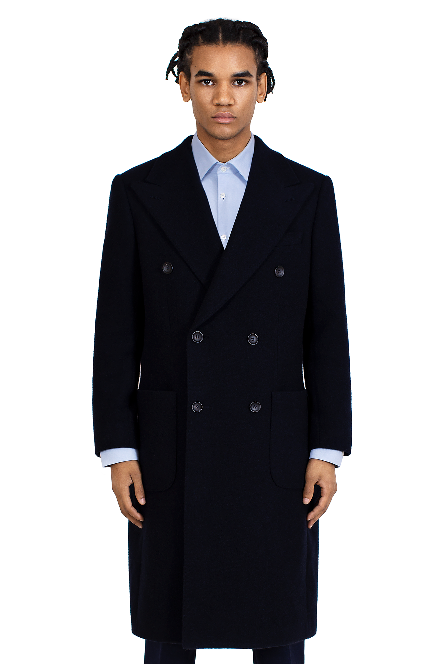 Classic Coat in Navy – Model Citizen