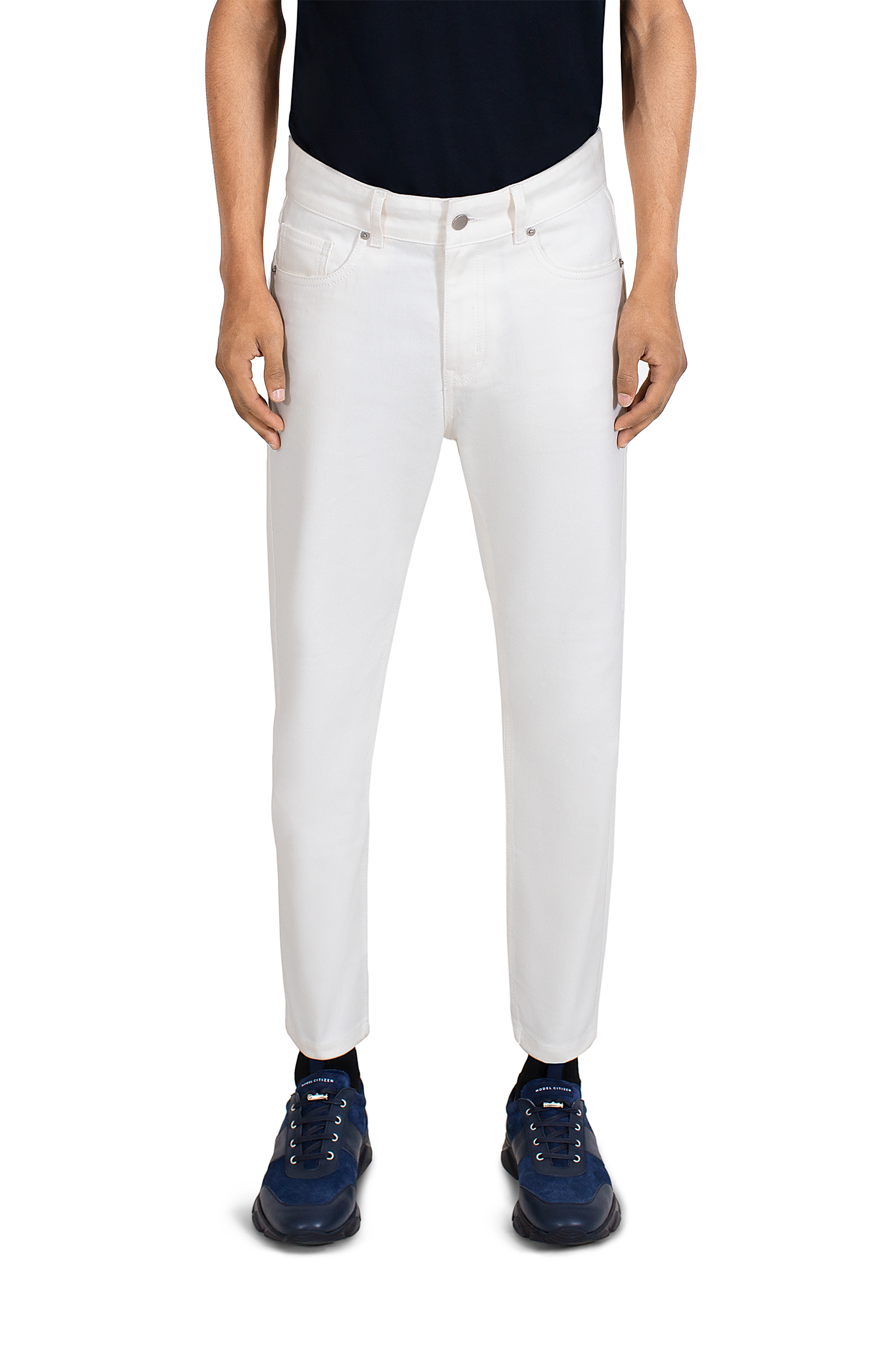 Denim Jeans in Off-White