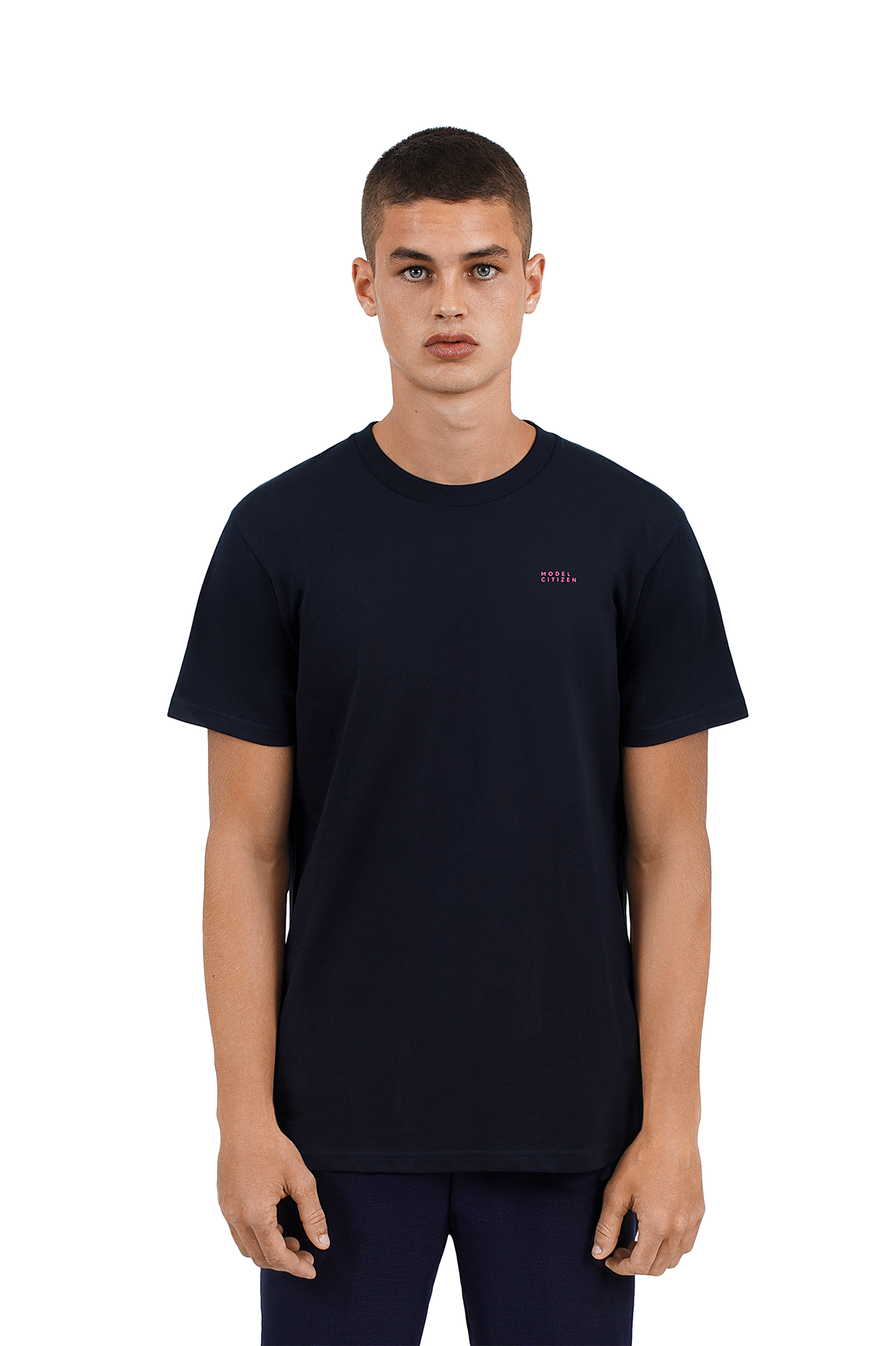 Collection Neon Logo T-shirt - Navy