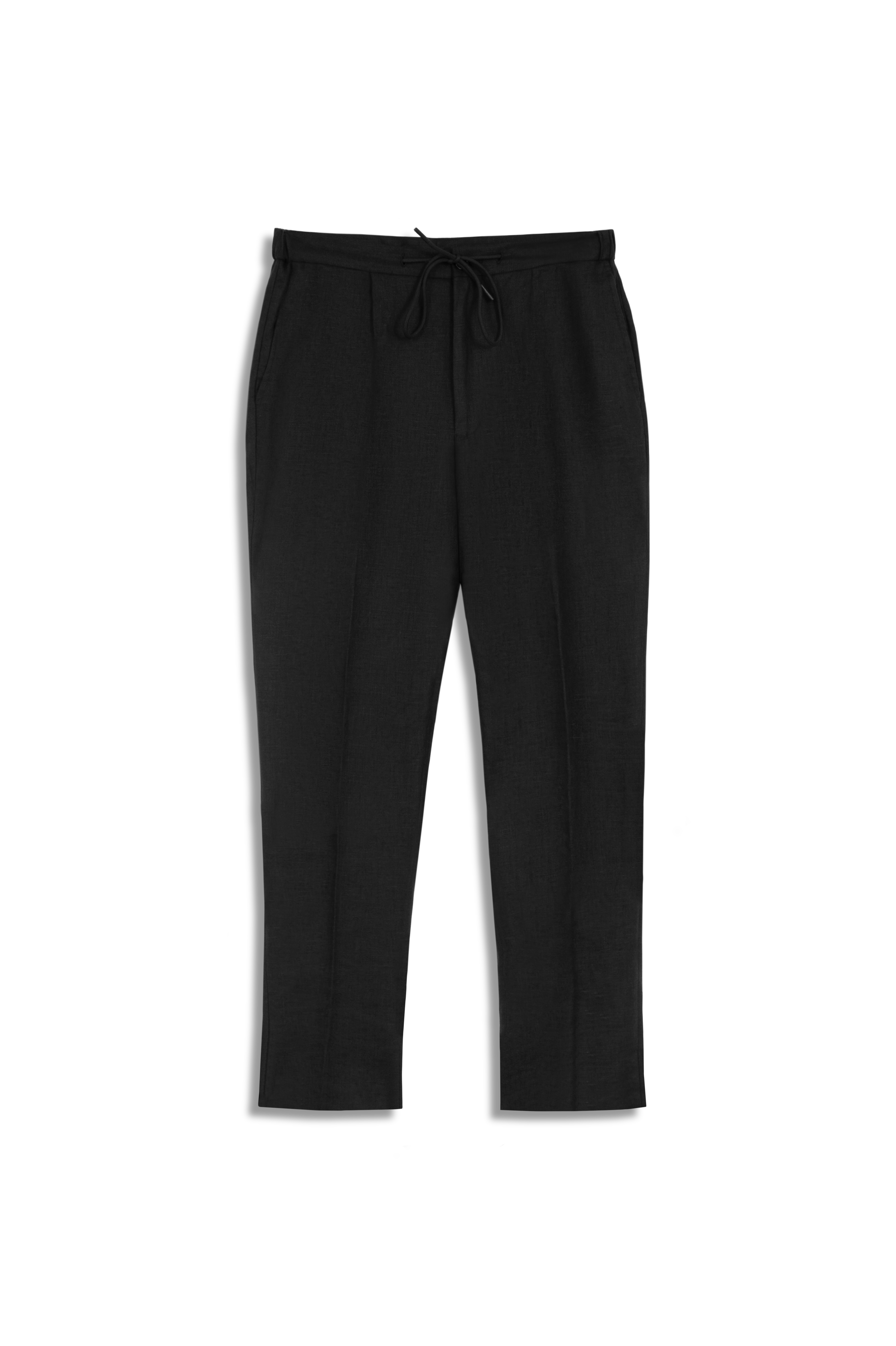 Linen Black Casual Pants