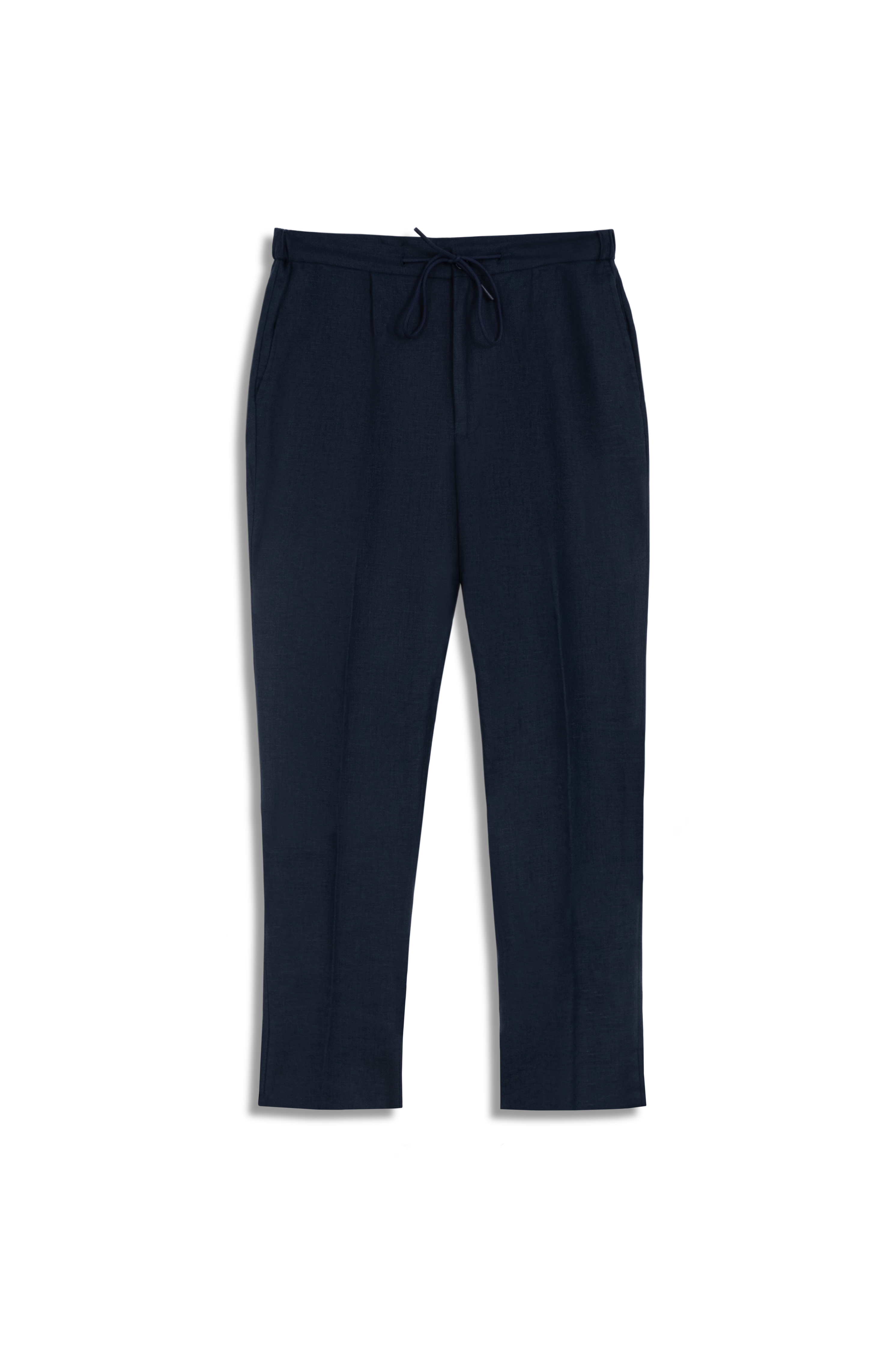 Linen Navy Casual Pants