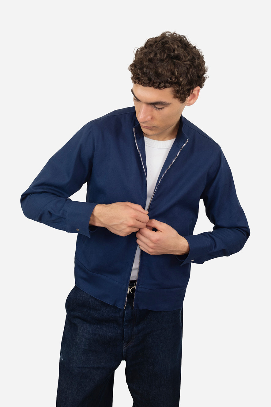 Navy Shirt Jacket