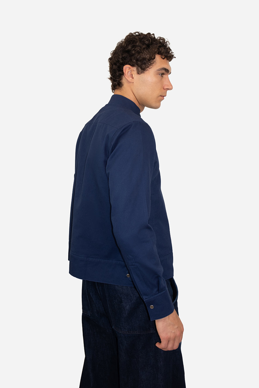 Navy Shirt Jacket