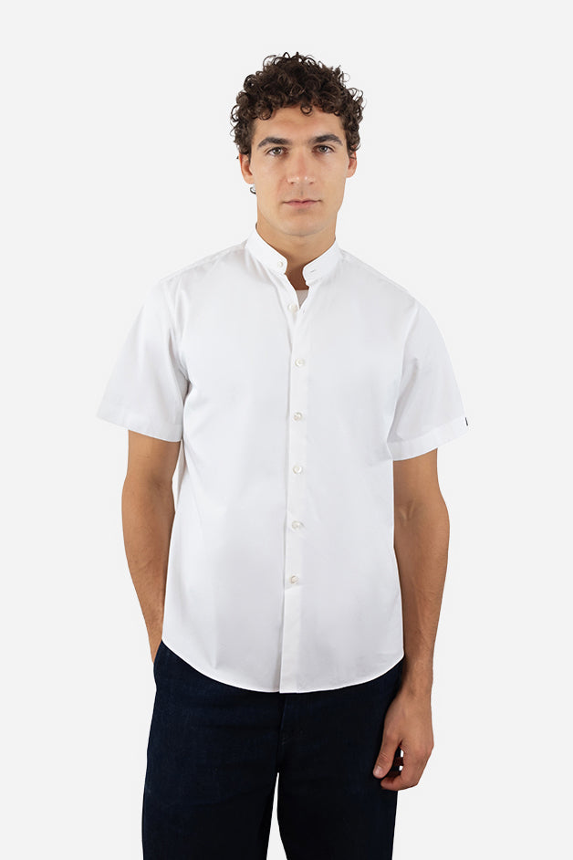 White Patch Logo Shirt