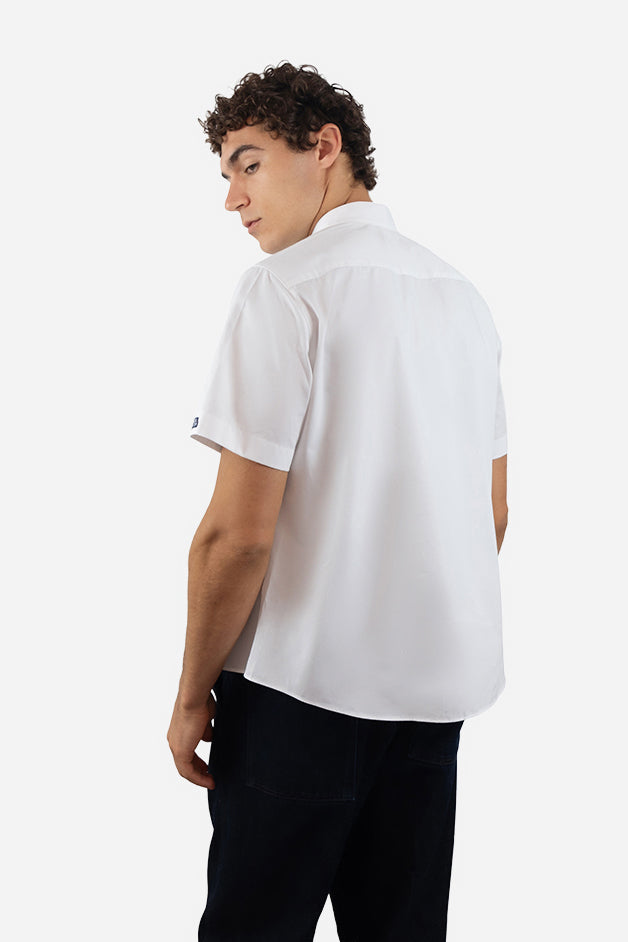 White Patch Logo Shirt