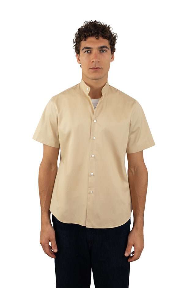 Tan Patch Logo Shirt (Copy)