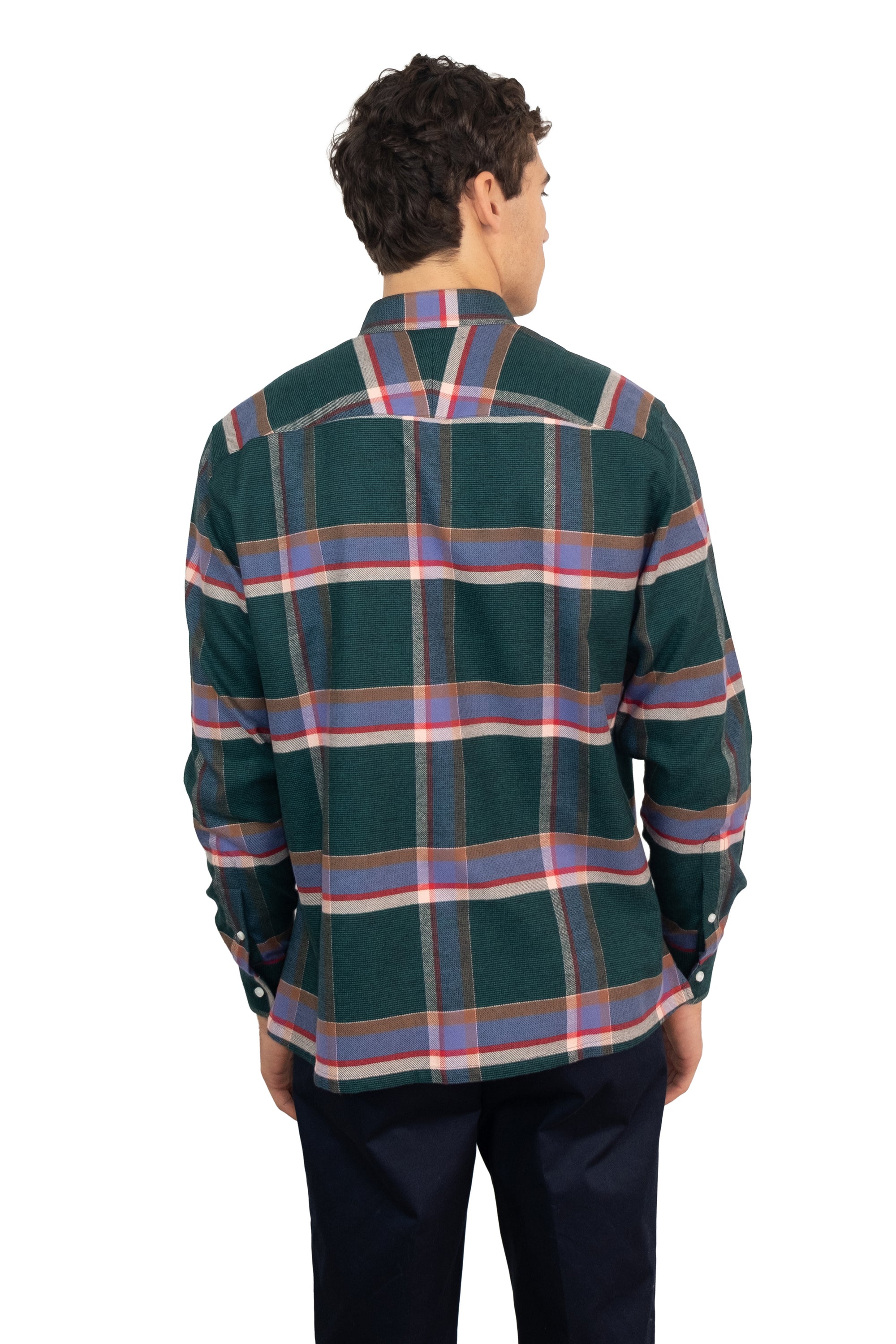 Flannel Green/Blue Check Shirt