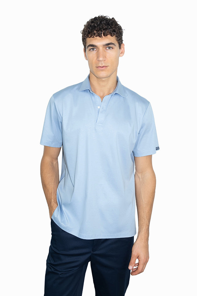 Light Blue Sport Polo Shirt