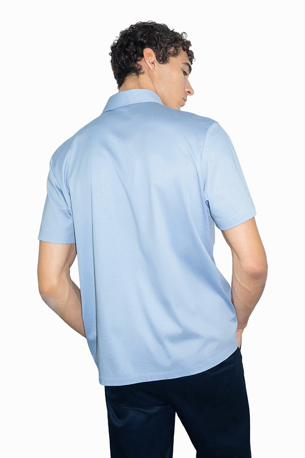 Light Blue Sport Polo Shirt
