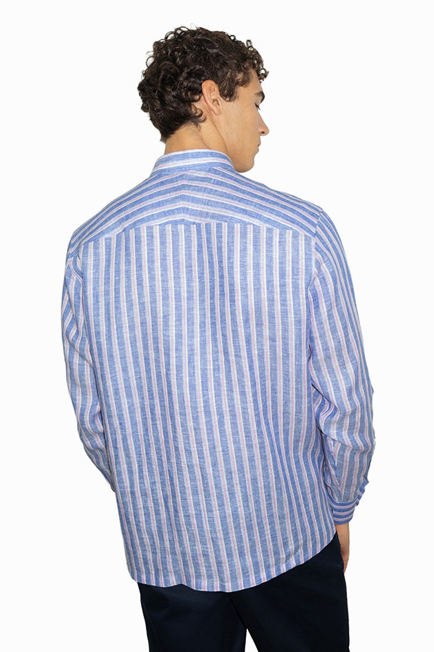 Multicolour Linen Shirt