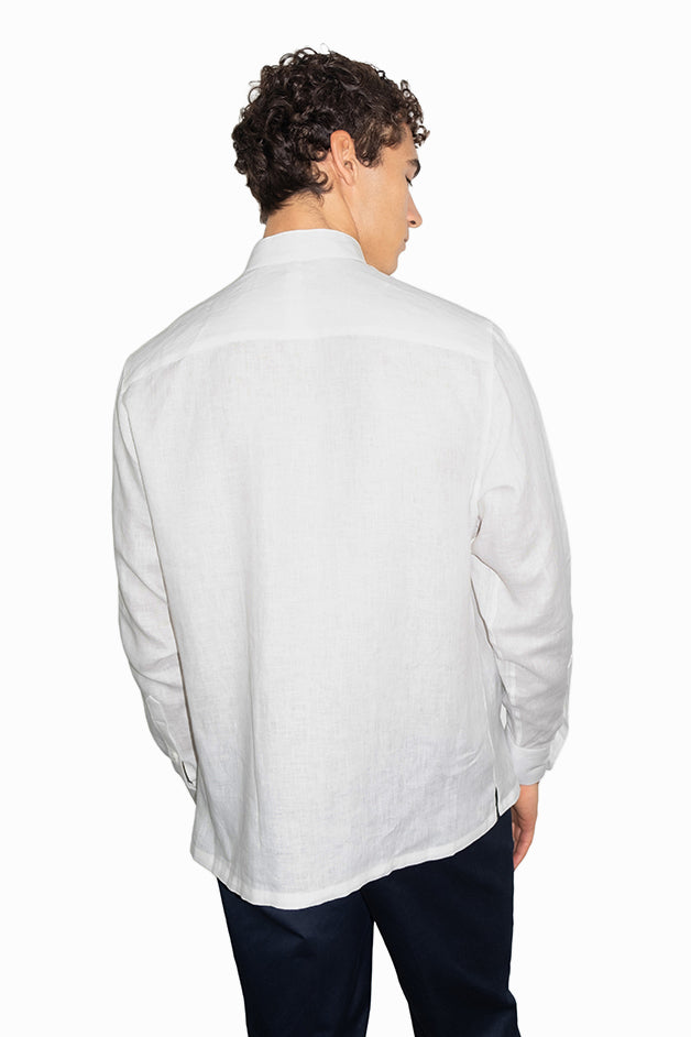 White Linen Shirt