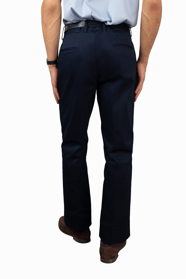 Cotton Chinos in Navy