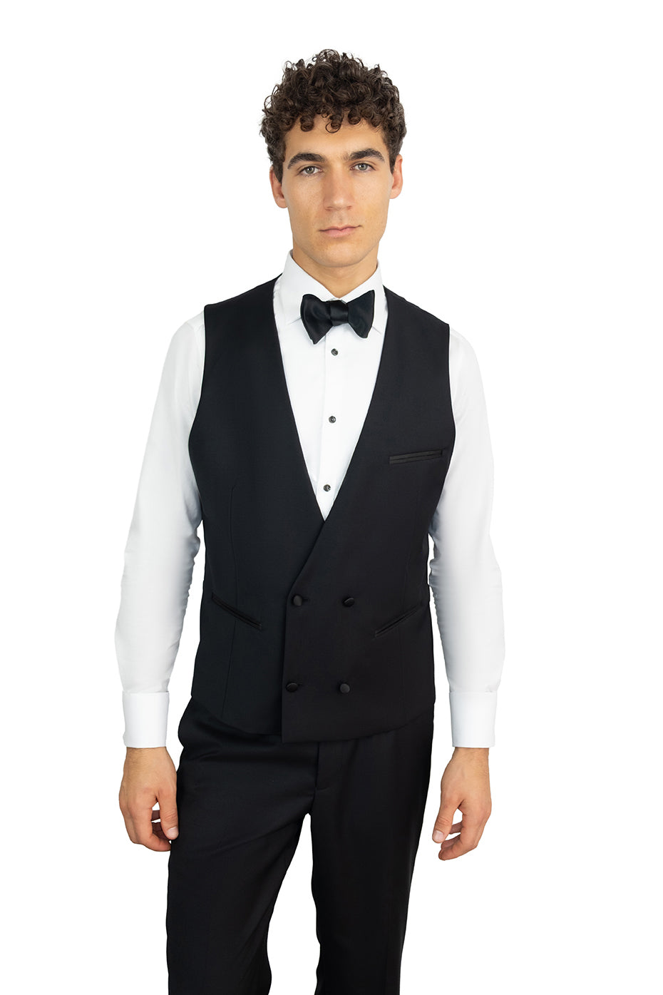 Black Tuxedo Waistcoat