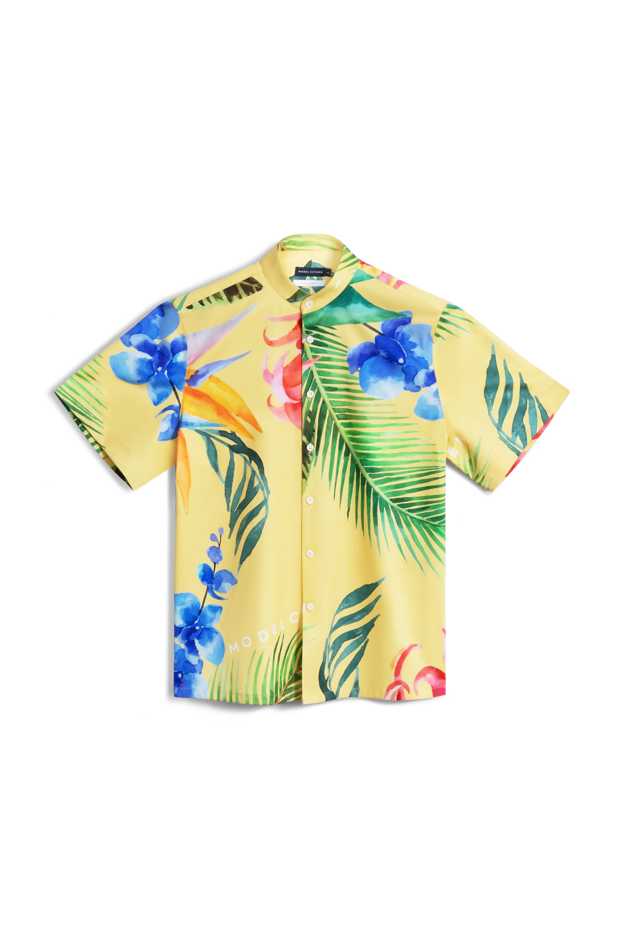 Tropical Printed Shirt - Yellow
