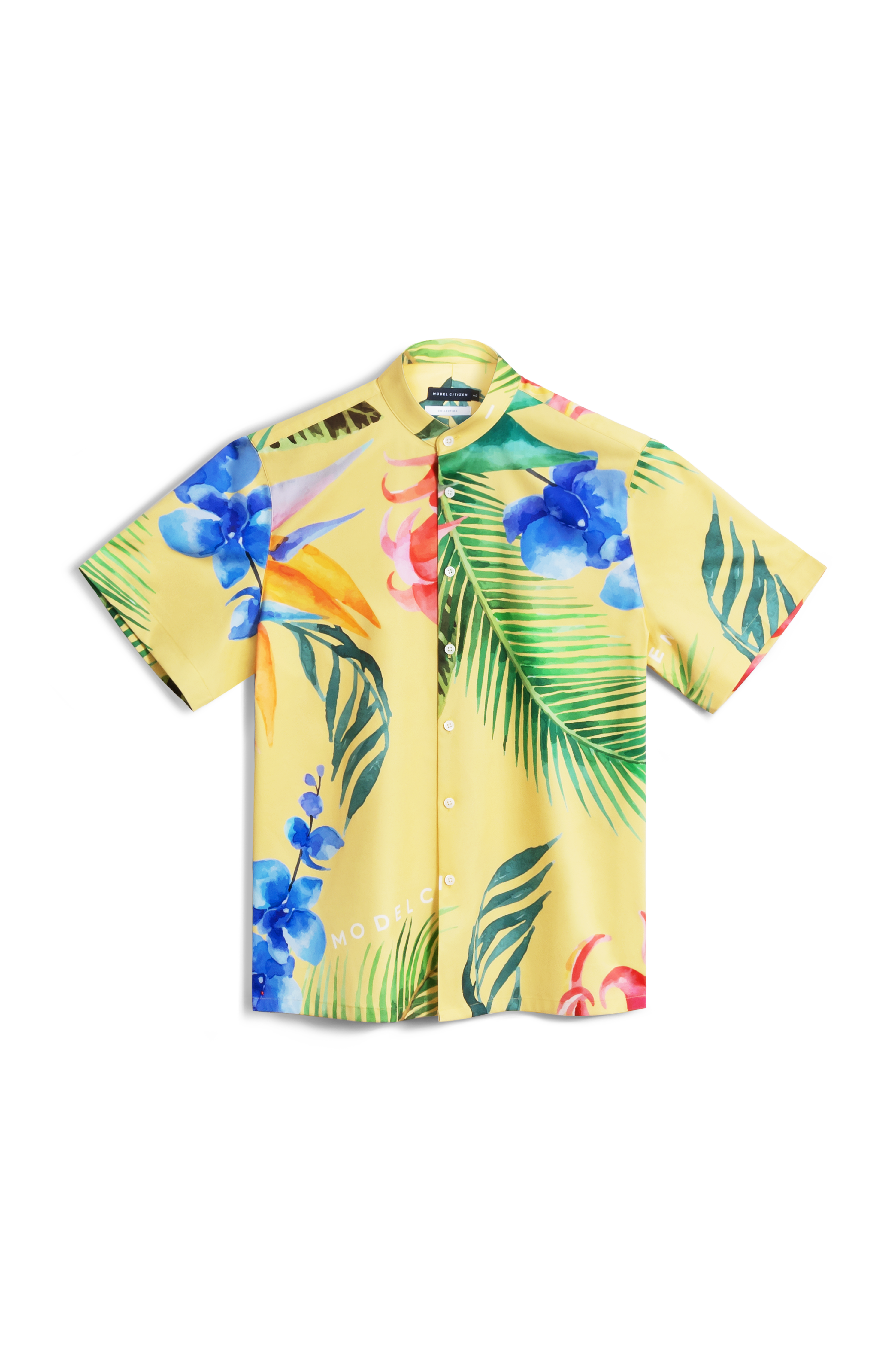 Tropical Printed Shirt - Yellow