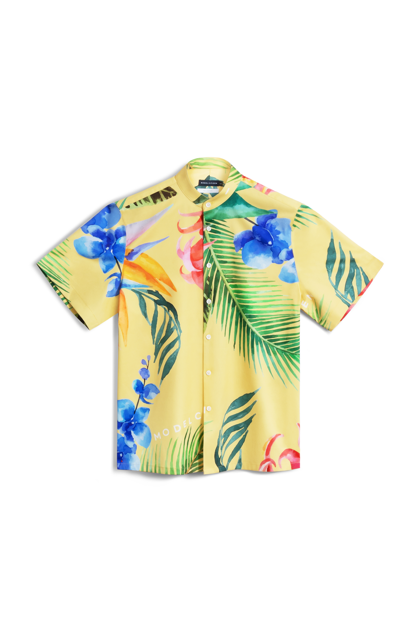Tropical Printed Shirt - Yellow
