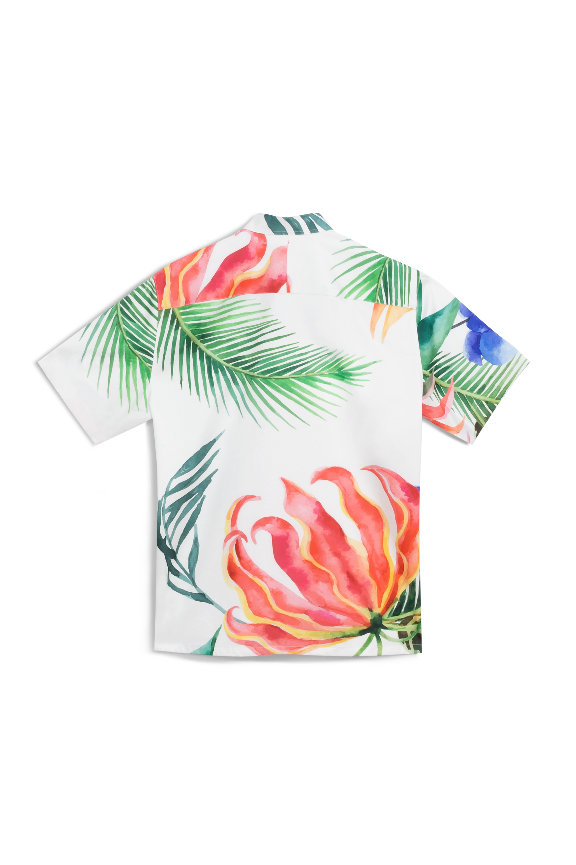 Tropical Printed Shirt - White