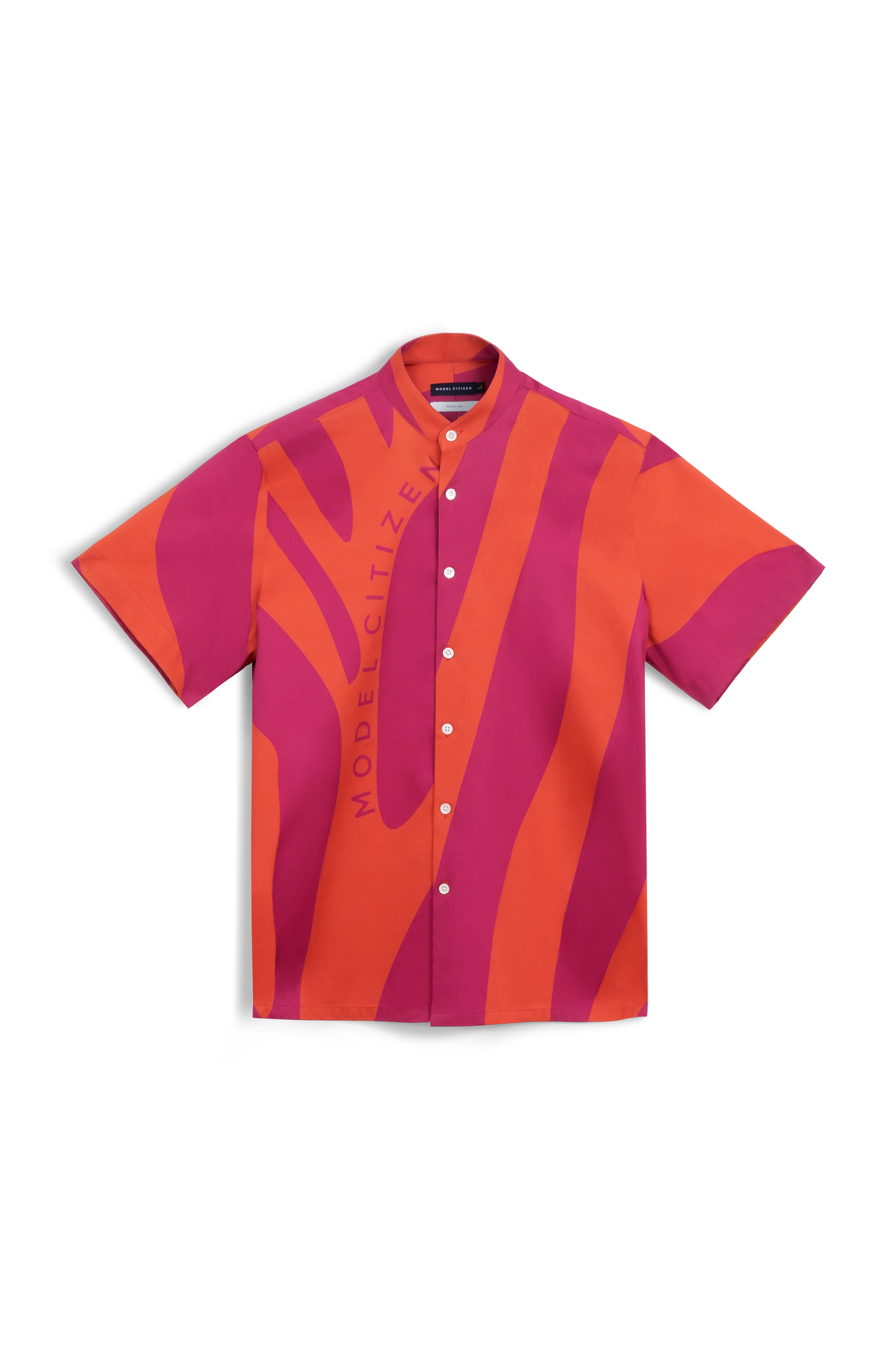 Zebra Printed Shirt - Orange
