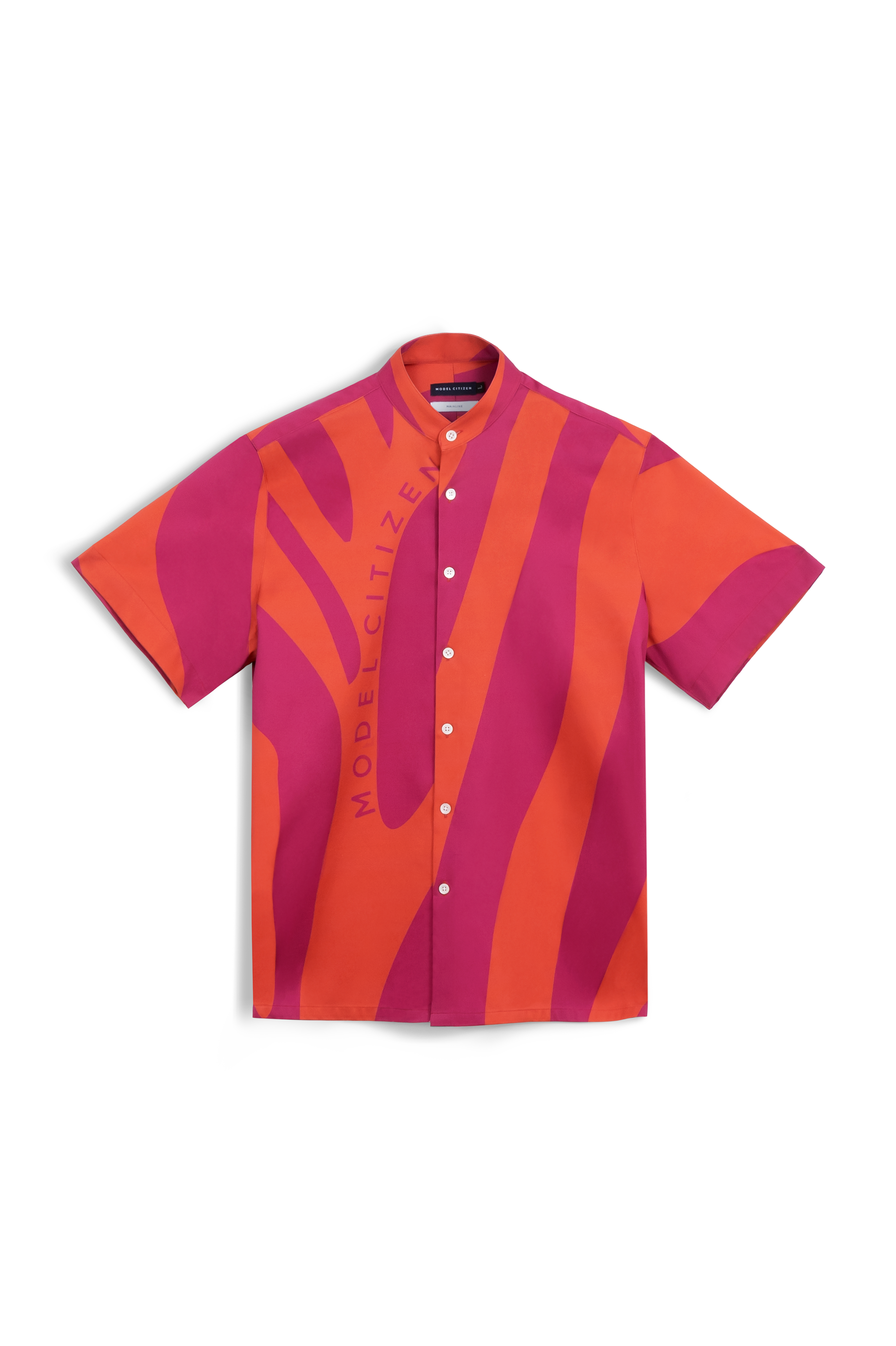 Zebra Printed Shirt - Orange