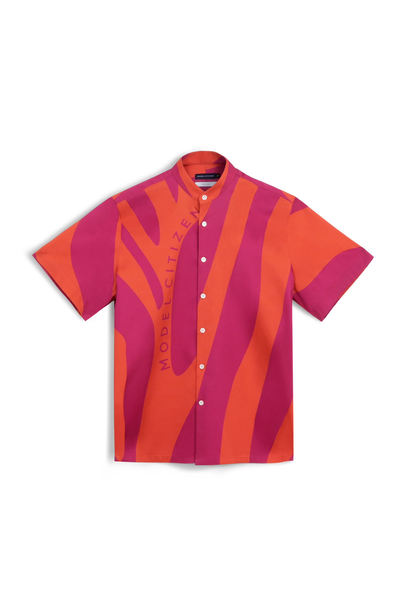 Zebra Printed Shirt - Orange