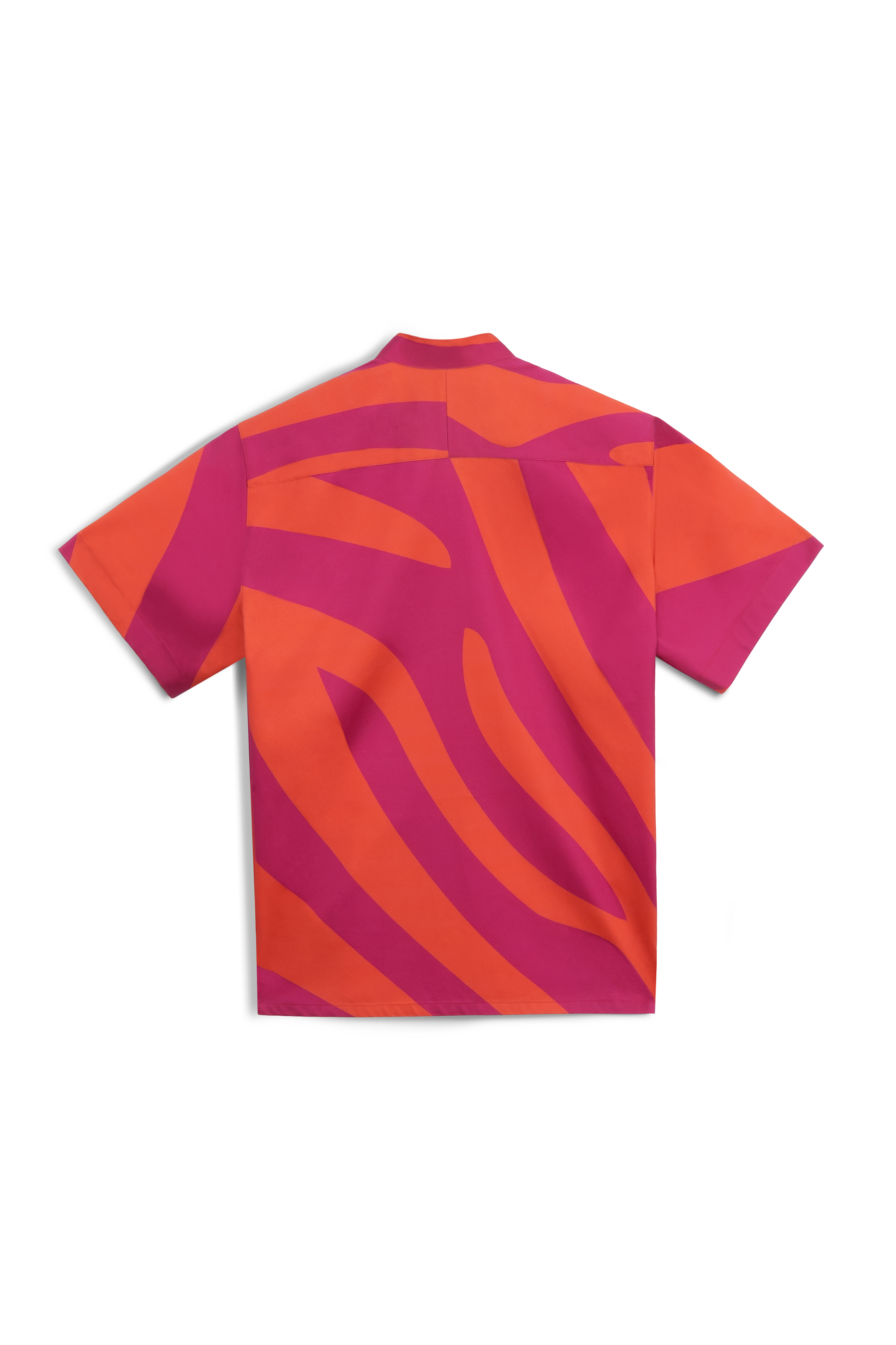 Zebra Printed Shirt - Orange