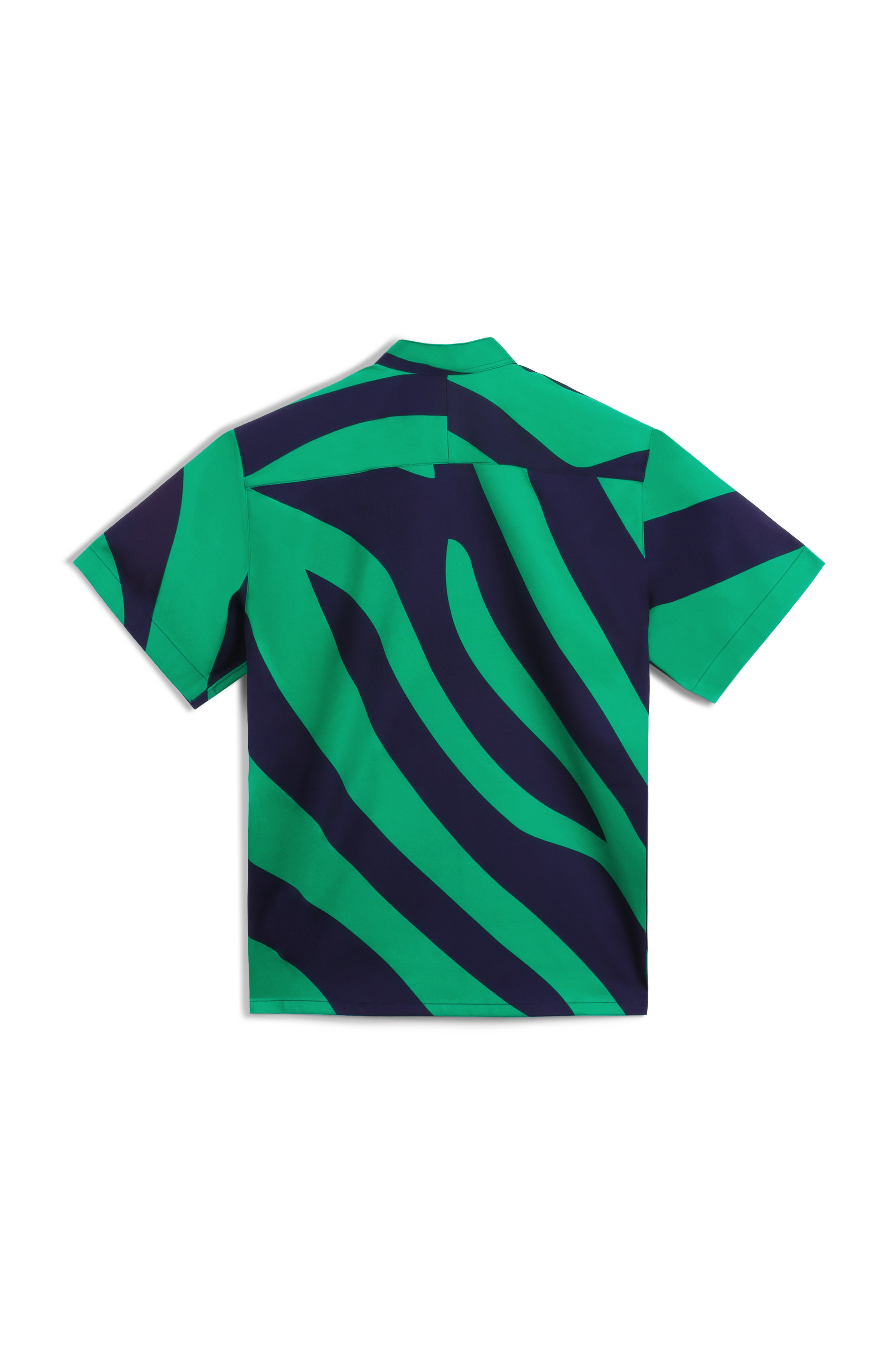 Zebra Printed Shirt - Green