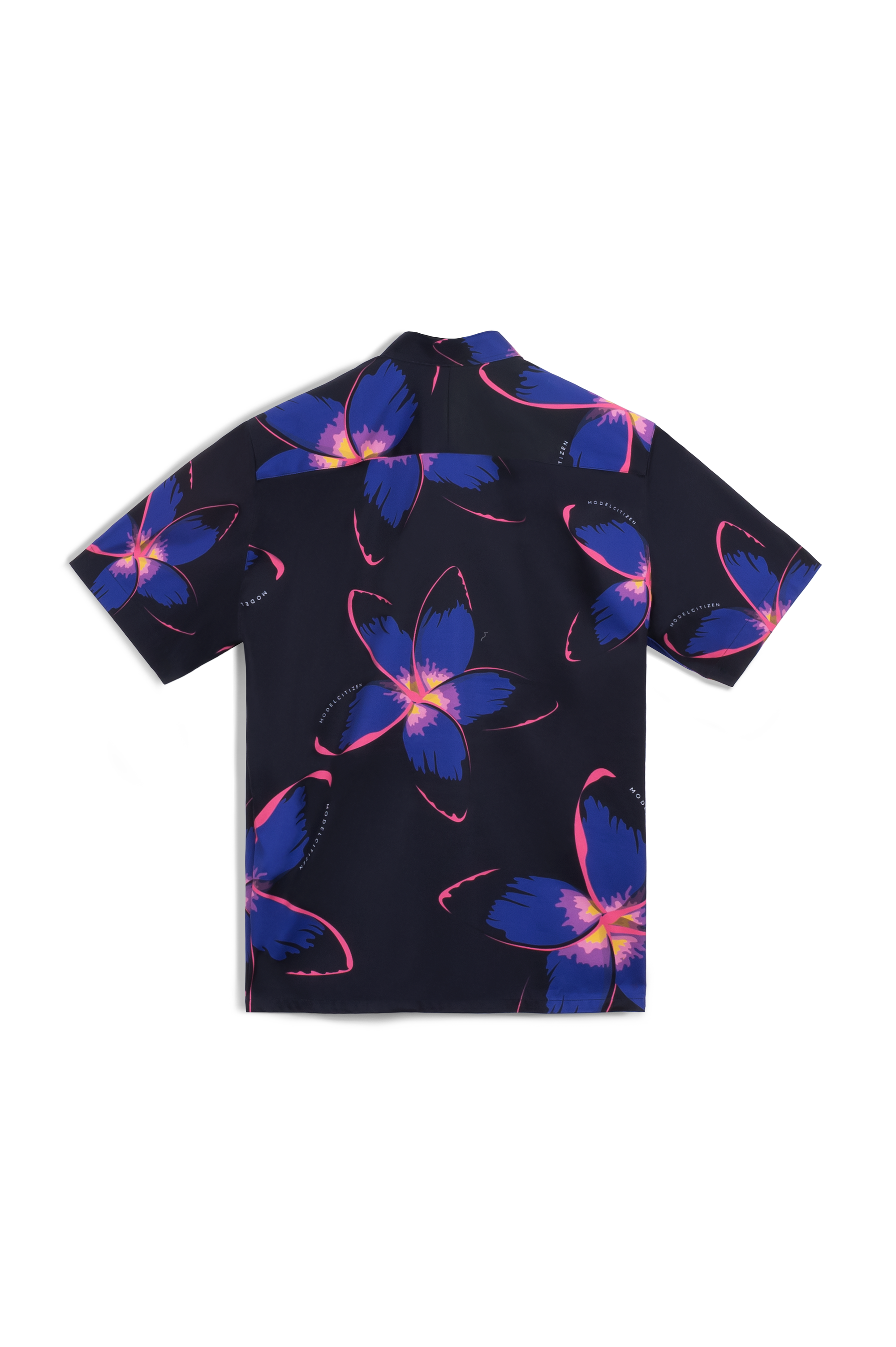 ☆F.ILLUMINATE☆ Cotton Pocket Shirt Navy Moonflower Navy Shirt – Model Citizen