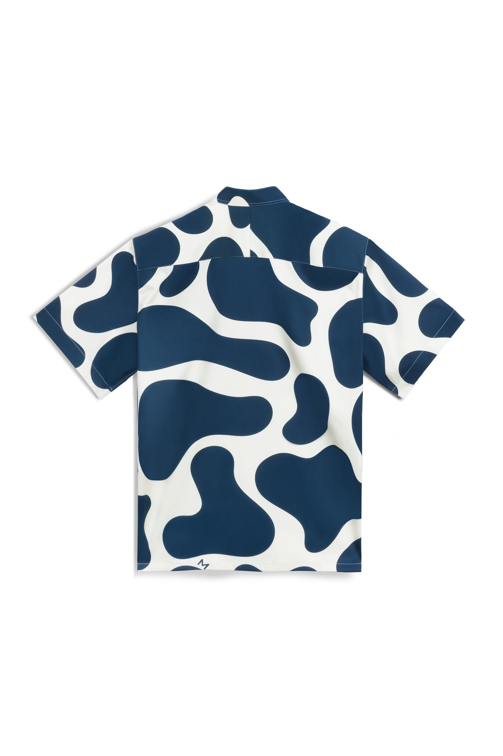 Liquid Camouflage Printed Shirt - Navy