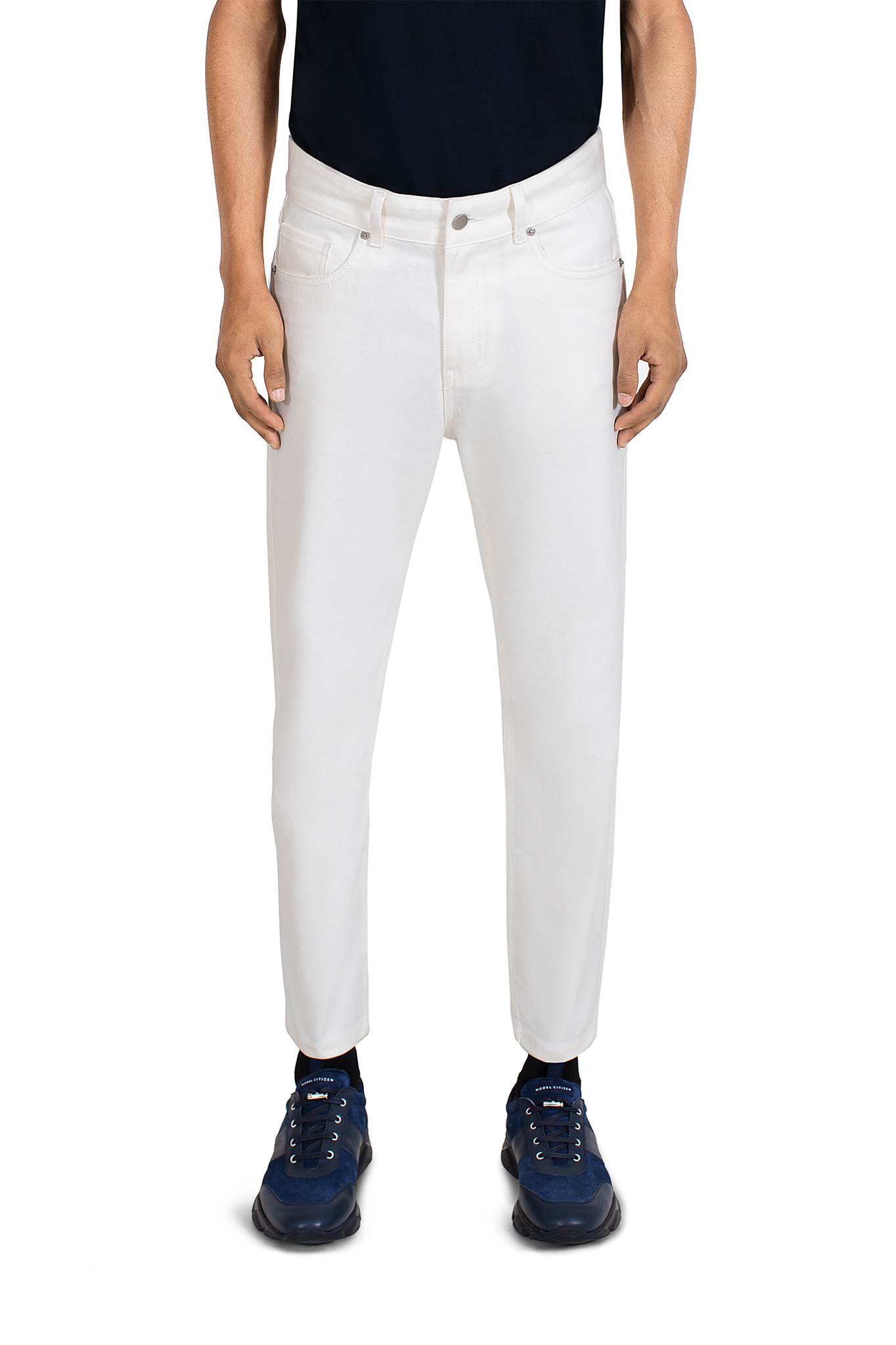 Denim Jeans in Off-White