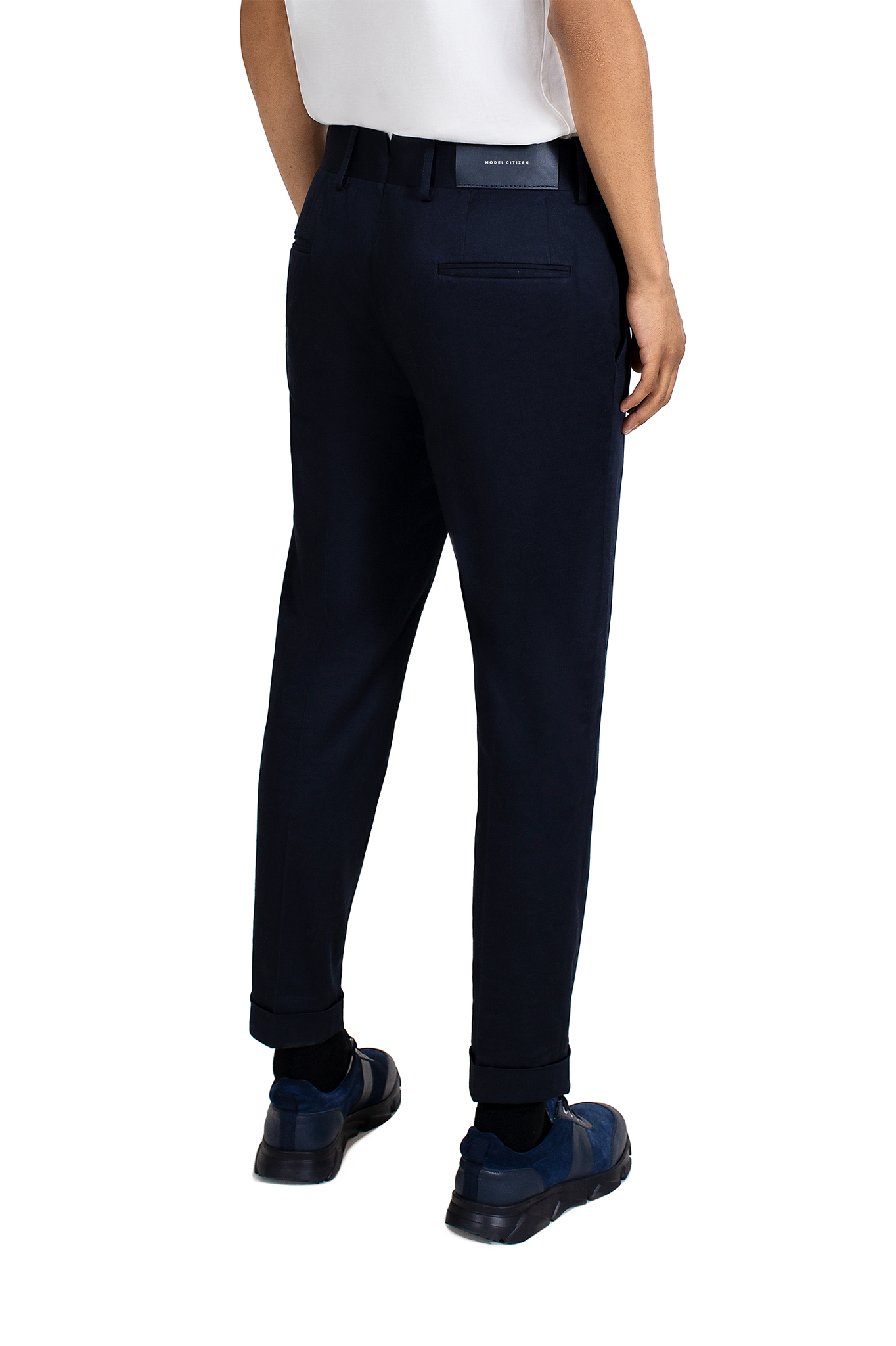 Cotton Chinos in Navy