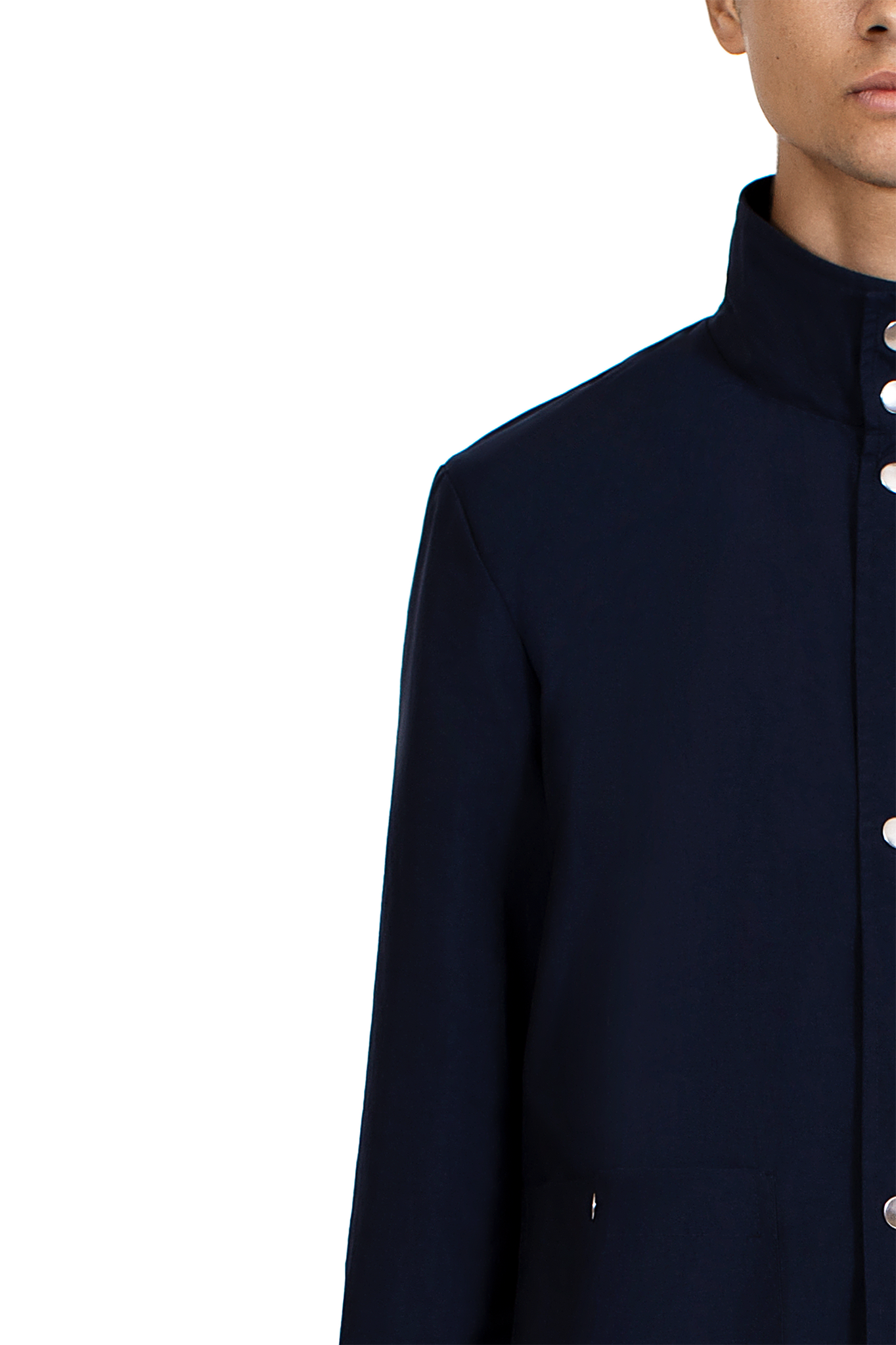 Nylon Jacket in Navy