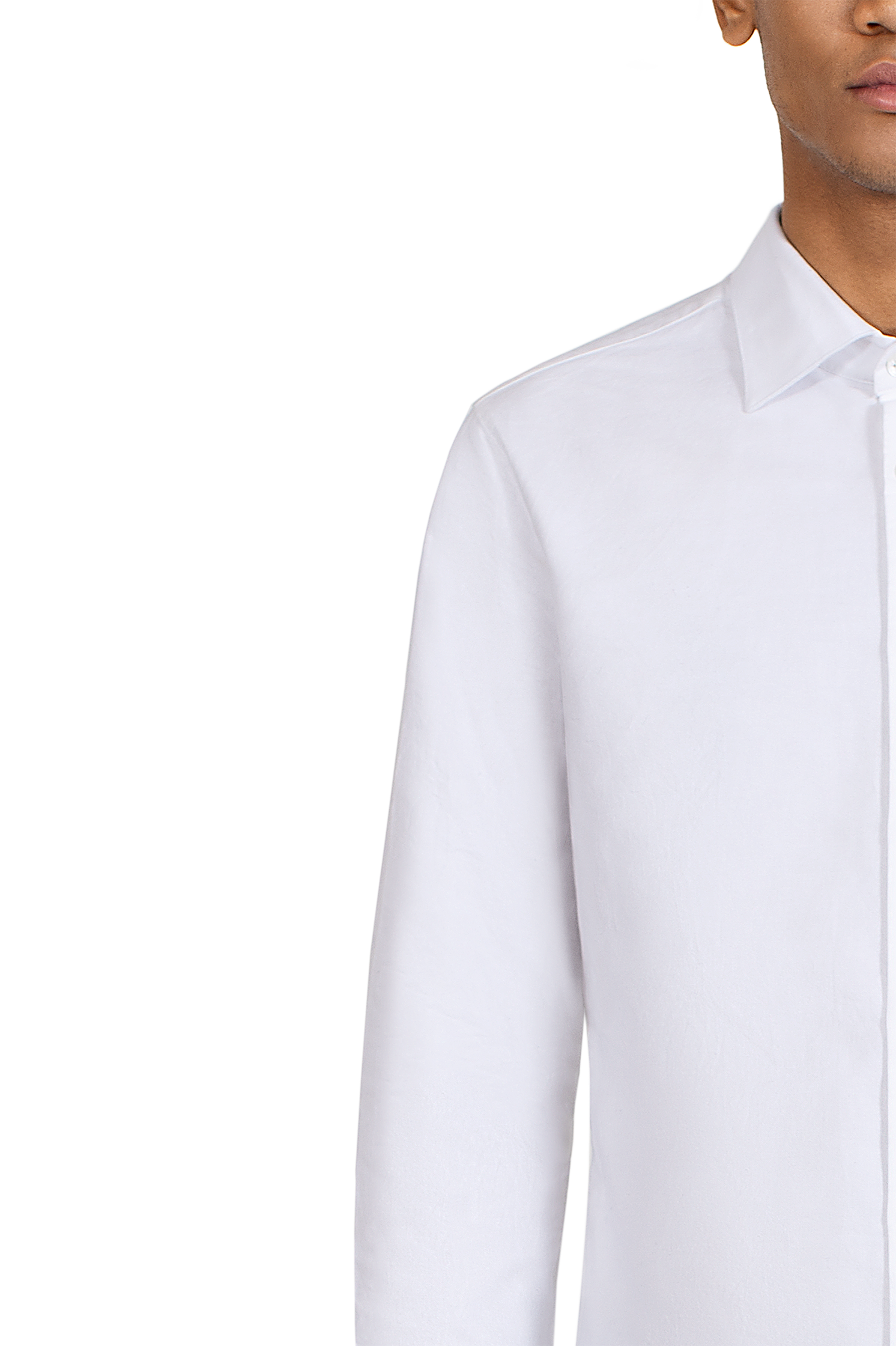 Classic Long Sleeved Shirt in White