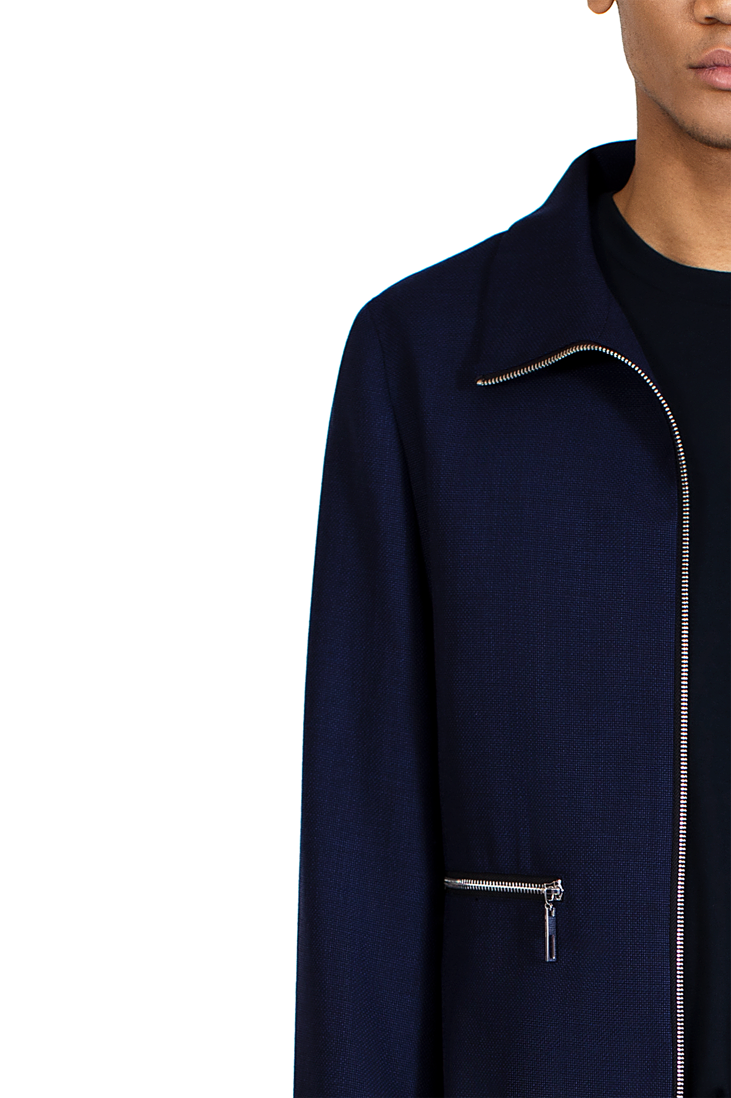 Bomber Jacket in Navy